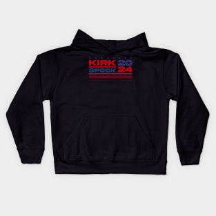 Kirk Spock - Presidential Election 2024 Kids Hoodie